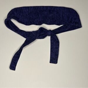 JUNK Brand Static Flex Tie Back Headband Purple/Black Static Color Moisture Wick